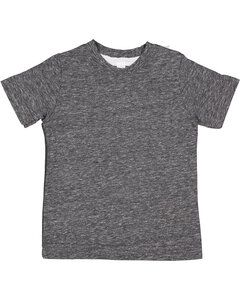 Rabbit Skins 3391 - T-Shirt en jersey mélangé Harborside pour les tout-petits Smoke Melange