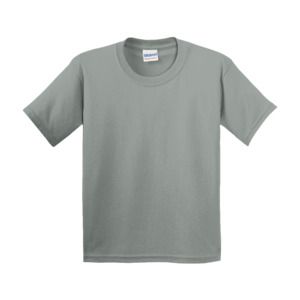 Gildan 5000B - T-shirt en coton épais pour jeunes 8,8 oz Graphite Heather