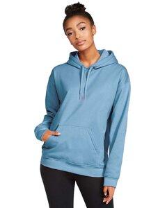 Gildan SF500 - Adult Softstyle® Fleece Pullover Hooded Sweatshirt Stone Blue