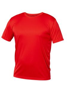 Blank Activewear M720 - Men's T-Shirt Short Sleeve, 100% Polyester Interlock, Dry Fit Rouge