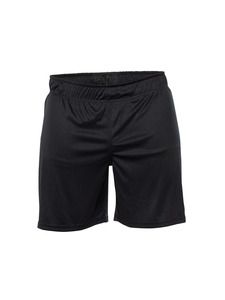 Blank Activewear ST842 - Unisex Short, 100% Polyester Interlock, Dry Fit Noir