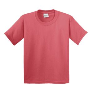 Gildan 5000B - T-shirt en coton épais pour jeunes 8,8 oz Coral Silk