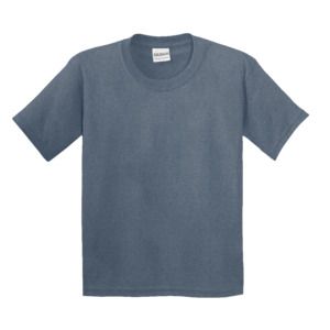 Gildan 5000B - T-shirt en coton épais pour jeunes 8,8 oz Heather Marine