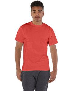 Champion T525C - T-shirt à manches courtes 6 Oz. Short-Sleeve T-Shirt RED RIVER CLAY
