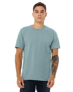 Bella+Canvas 3001CVC - T-Shirt unisexe Cvc en bruyère Hthr Blue Lagoon