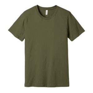 Bella+Canvas 3001C - T-shirt à manches courtes en jersey Vert Militaire