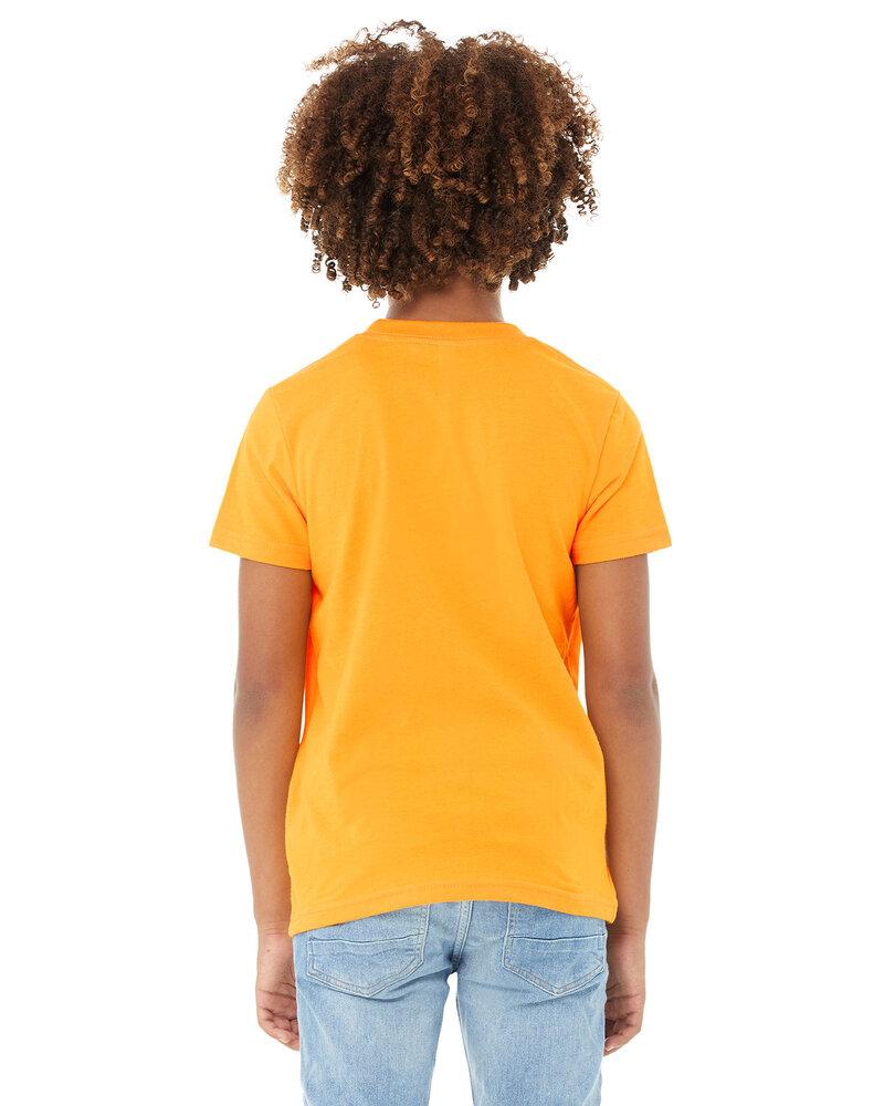 Bella+Canvas 3001Y - T-shirt à manches courtes en jersey pour les jeunes