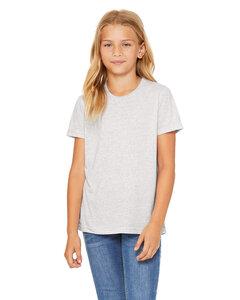 Bella+Canvas 3413Y - T-shirt à manches courtes Triblend pour jeune Wht Flck Triblnd
