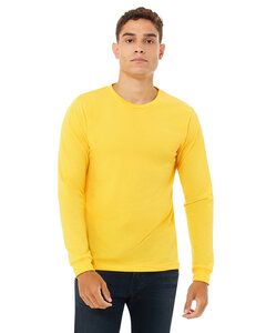 Bella+Canvas 3501CVC - Unisex CVC Jersey Long-Sleeve T-Shirt Hthr Yllow Gold
