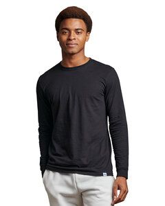 Russell Athletic 64LTTM - Unisex Essential Performance Long-Sleeve T-Shirt Noir