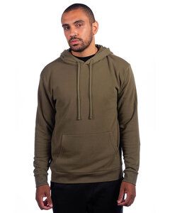 Next Level 9304 - Adult Sueded French Terry Pullover Sweatshirt Vert Militaire