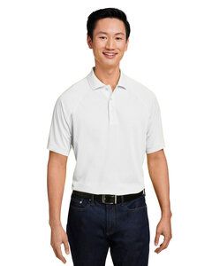 Harriton M208 - Men's Charge Snag and Soil Protect Polo Blanc