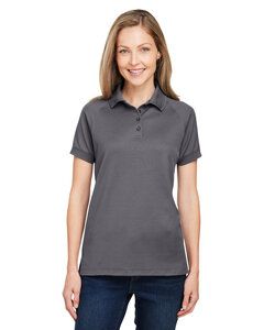 Harriton M208W - Ladies Charge Snag and Soil Protect Polo Dark Charcoal