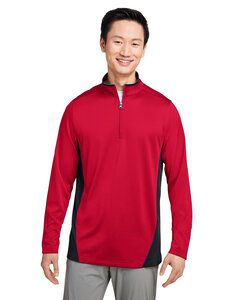 Harriton M786 - Mens Flash Snag Protection Plus IL Colorblock Quarter-Zip