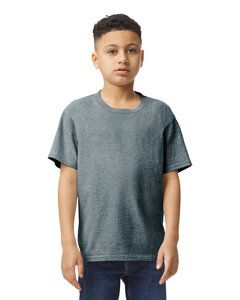 Gildan G640B - Youth Softstyle T-Shirt Gris Athlétique Foncé