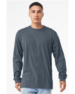 Bella+Canvas 3501 - T-shirt à manches longues en jersey pour hommes Vintage Navy