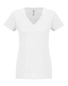 Next Level Apparel N6480 - Ladies Sueded V-Neck T-Shirt Blanc
