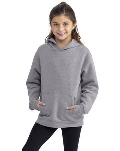 Next Level Apparel 9113 - Youth Fleece Pullover Hooded Sweatshirt Gris Chiné