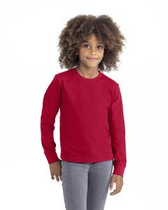 Next Level Apparel 3311NL - Youth Cotton Long Sleeve T-Shirt Rouge