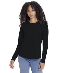 Next Level Apparel 3911NL - Ladies Relaxed Long Sleeve T-Shirt Noir