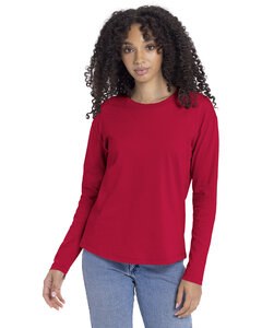 Next Level Apparel 3911NL - Ladies Relaxed Long Sleeve T-Shirt Rouge