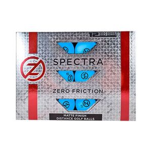ZERO FRICTION GBDZNS - Paquet de douze balles de golf Spectra Bleu