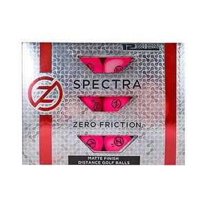 ZERO FRICTION GBDZNS - Paquet de douze balles de golf Spectra Fuchsia