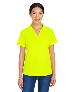 Core365 CE104W - Ladies Market Snag Protect Mesh Polo Safety Yellow