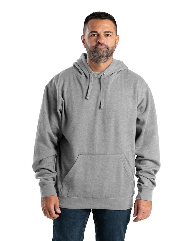 Berne SP402GY - Men's Signature Sleeve Hooded Pullover Sweatshirt