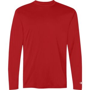 CHAMPION 2656TU - Adult Double Dry L/S Tee Rouge