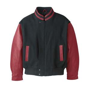 Canada Sportswear Genuine L00227 - Graduate Manteau En Melton Et Cuir 