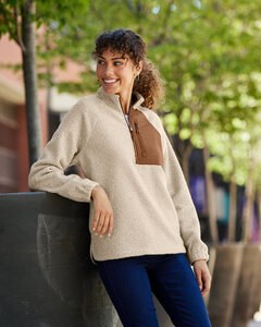 North End NE713W - Ladies Aura Sweater Fleece Quarter-Zip
