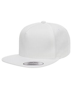 Yupoong Y6007 - Adult 5-Panel Cotton Twill Snapback Cap